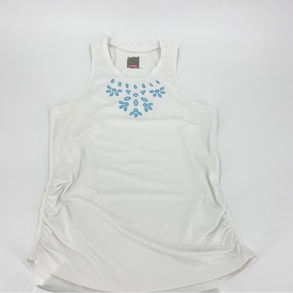 Lucky in Love Embroidery Collection Eyelet Tier Skirt and Top ( Set) size XS - Picture 5 of 9